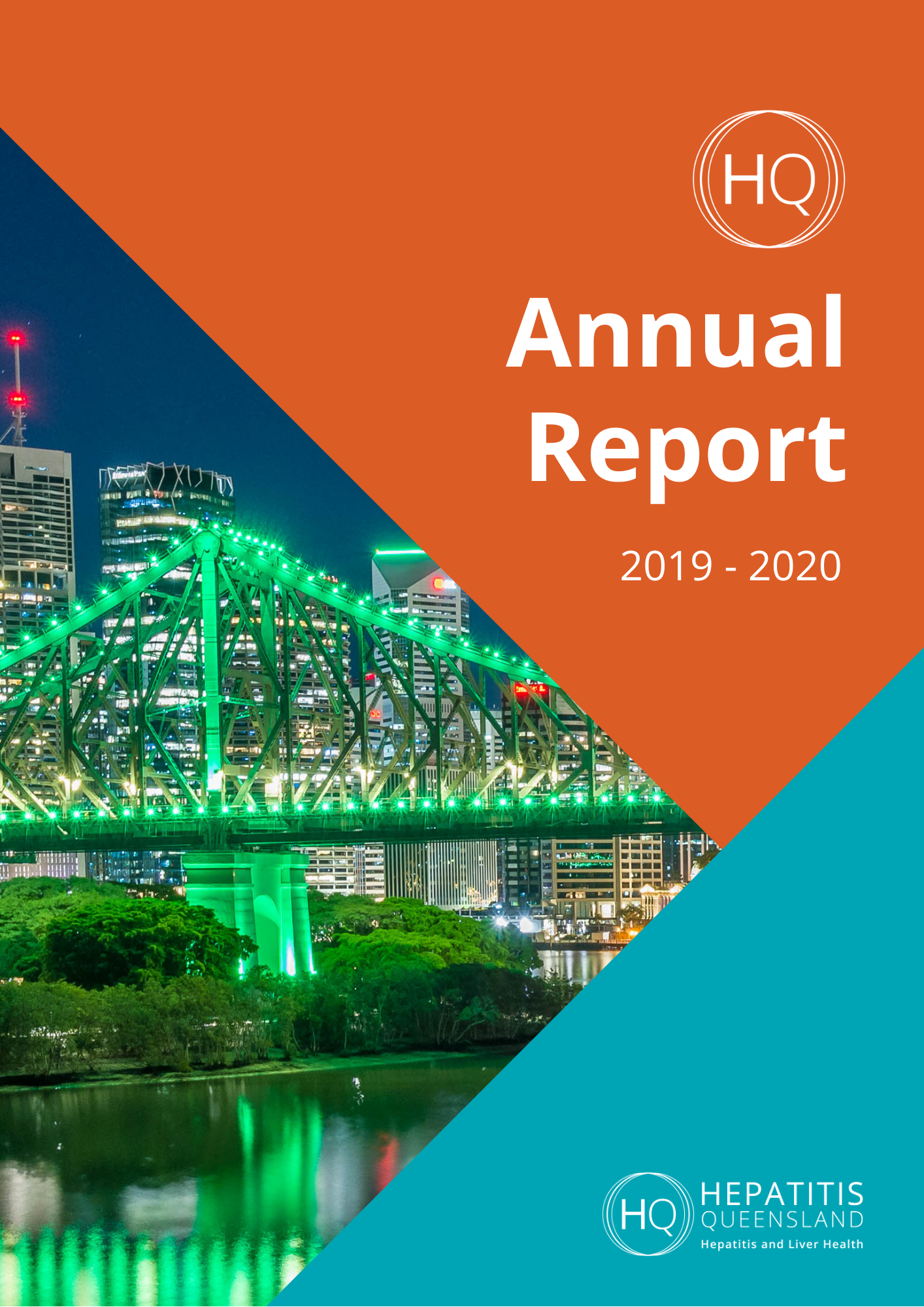 Cover image of Hepatitis Queensland 2019-2020 Annual Report