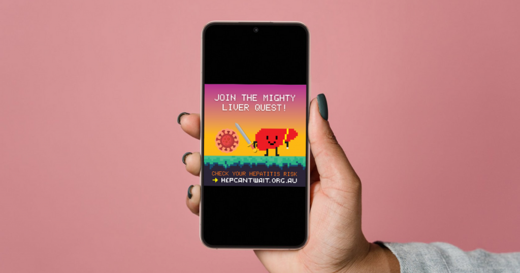 World Hepatitis Day campaign kit - Join the might liver quest social media image